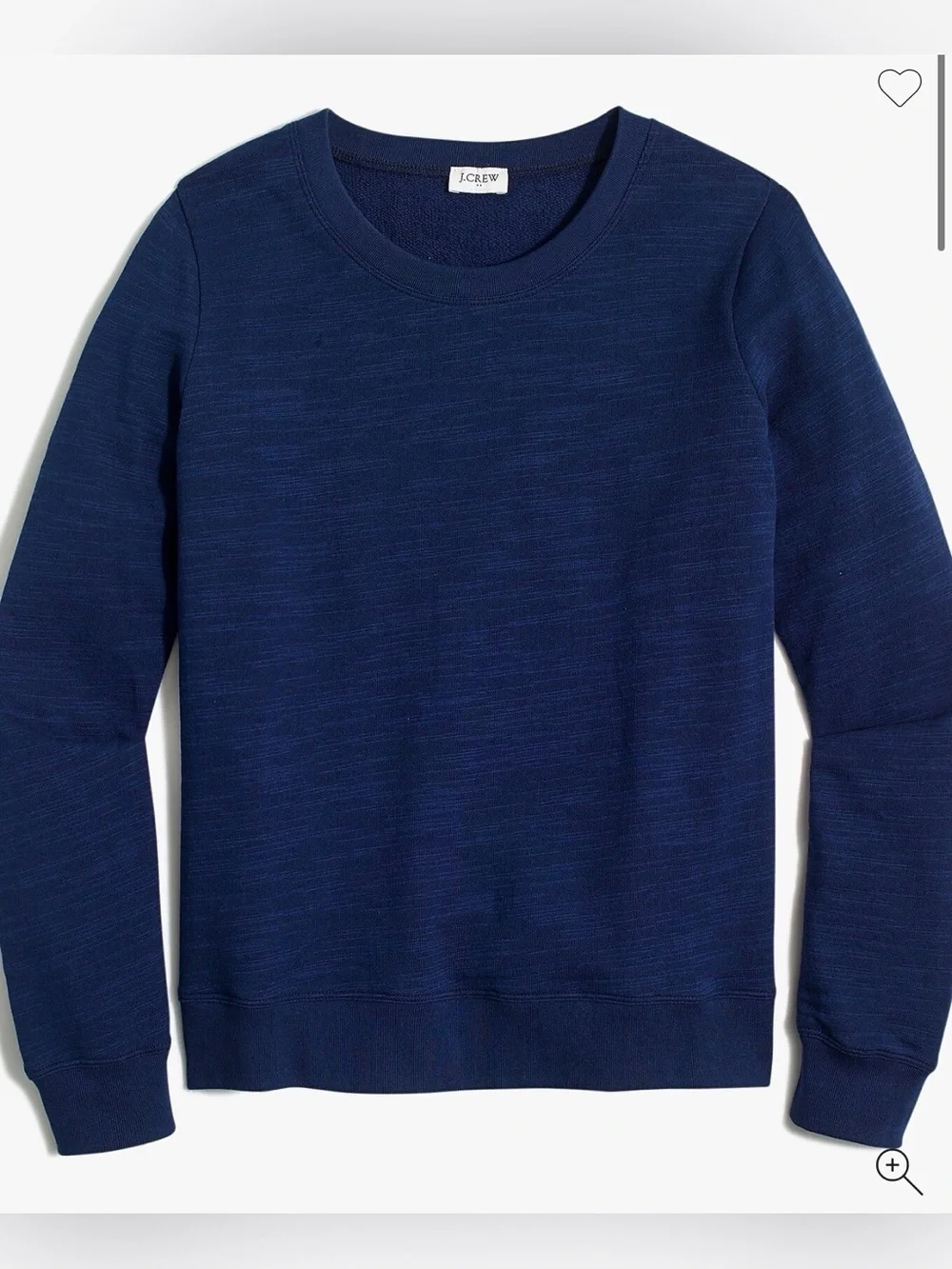 J.Crew 100% cotton terry sweatshirt